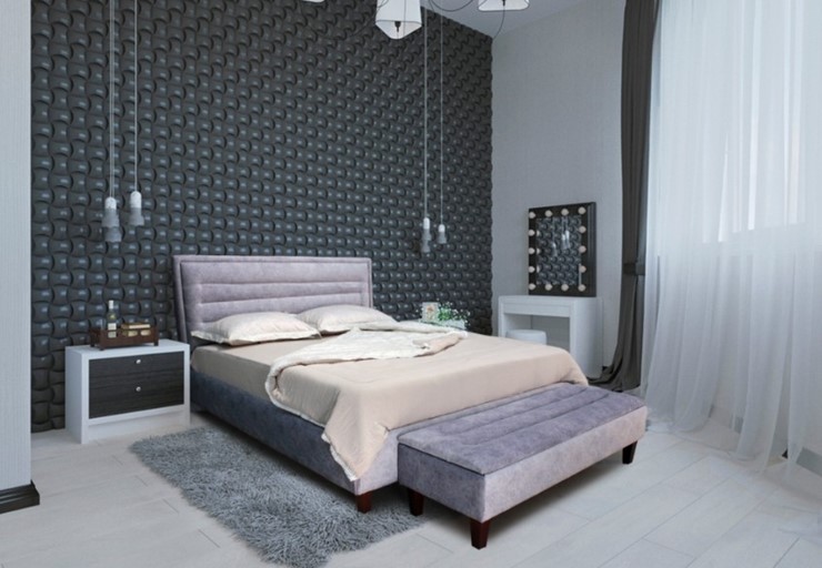 Кровать без механизма с высокими ножками Белла 2100х2150 мм во Владикавказе - изображение 6