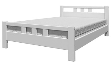 Кровать полутороспальная Вероника-2 (Белый Античный) 140х200 во Владикавказе