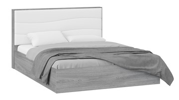 Кровать с механизмом 2-спальная Миранда тип 1 (Дуб Гамильтон/Белый глянец) во Владикавказе