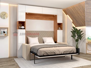 Кровать-шкаф с диваном Аделина 1400х2000 во Владикавказе