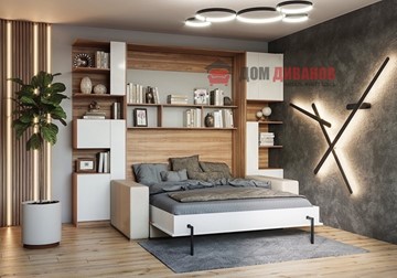Кровать-шкаф с диваном DetalMaster Дина, 1200х2000 во Владикавказе