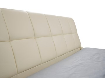 Кровать спальная Corso-6 140x200, Рогожка (Levis 25 Светло-коричневый) во Владикавказе - предосмотр 1