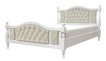 Полутороспальная кровать Жасмин (Белый античный) 140х200 во Владикавказе