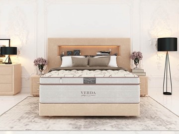 Кровать Smart Compact/Podium M 160х200, Флок (Велсофт Бежевый) во Владикавказе