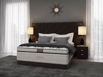 Кровать в спальню Style/Basement 160х200, Флок (Велсофт Спелая слива) во Владикавказе