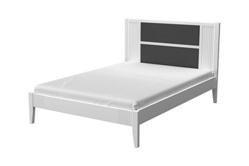 Кровать 1.5-спальная Бетти из массива сосны (Белый Античный) 140х200 во Владикавказе