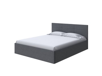 Спальная кровать Vector Plus 140х200, Рогожка (Savana Grey (серый)) во Владикавказе - предосмотр