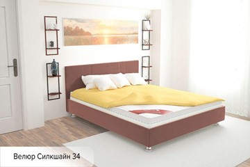 Кровать полуторная Вена 140х200 (с основанием) во Владикавказе - предосмотр 1