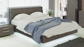 Кровать спальная Наоми 1600, цвет Фон серый, Джут СМ-208.01.01 во Владикавказе
