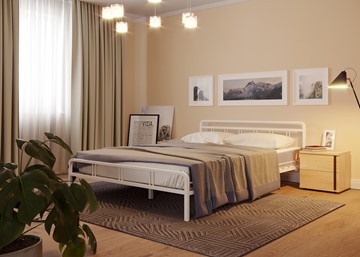 Спальная кровать Леон, 900, белый во Владикавказе
