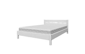 Кровать полутороспальная Вероника-5 (Белый Античный) 140х200 во Владикавказе