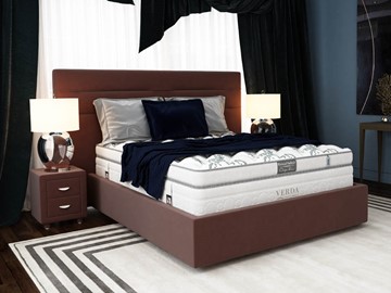 Кровать в спальню Modern/Island M 180х200, Флок (Велсофт Спелая слива) во Владикавказе