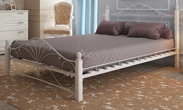 Двуспальная кровать Фортуна 1, 1600, белый/белый во Владикавказе - предосмотр