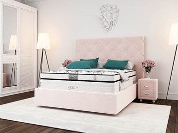 Спальная кровать Style Compact/Island M 180х200, Флок (Велсофт Винтажный розовый) во Владикавказе