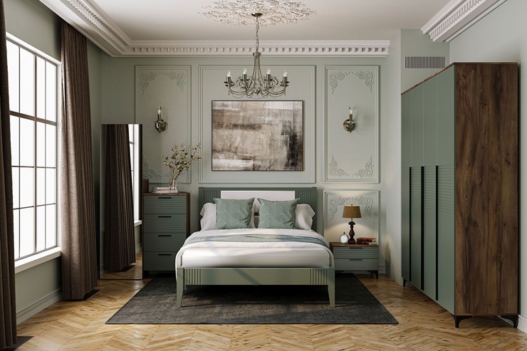 Спальня Брента (Оливковый) во Владикавказе - изображение