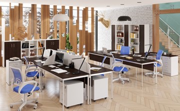 Набор мебели в офис Imago S - два стола, две тумбы во Владикавказе