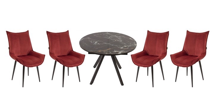 Обеденный набор стол Олимп, 4 стула Осло во Владикавказе - изображение