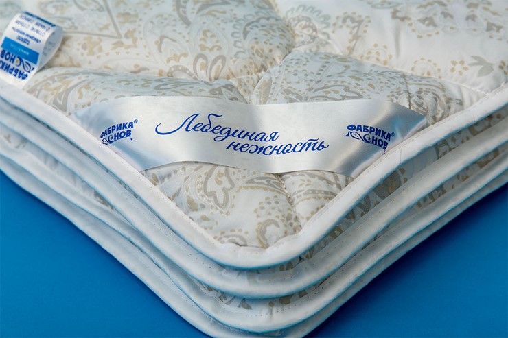 Одеяло всесезонное полутороспальное Лебединая нежность во Владикавказе - изображение 1