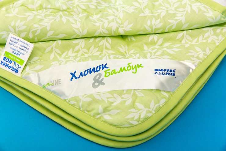 Одеяло лёгкое полутороспальное Хлопок & Бамбук во Владикавказе - изображение 1