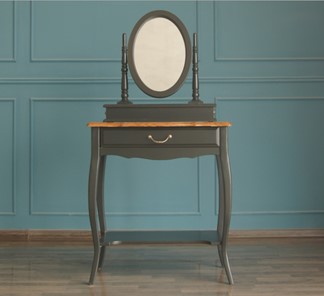 Косметический стол Leontina с зеркалом (ST9321BLK) Черный во Владикавказе