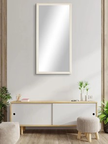 Настенное зеркало в спальню Ника (Слоновая кость) 119,5 см x 60 см во Владикавказе - предосмотр 1