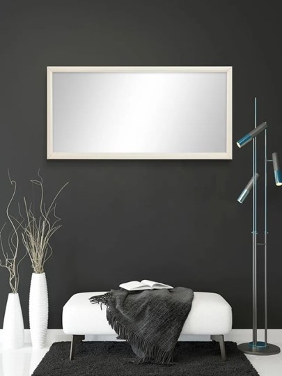 Настенное зеркало в спальню Ника (Слоновая кость) 119,5 см x 60 см во Владикавказе - изображение 4