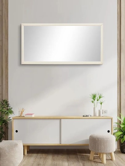 Настенное зеркало в спальню Ника (Слоновая кость) 119,5 см x 60 см во Владикавказе - изображение 8