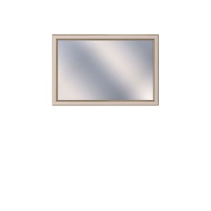 Настенное зеркало Сиена, Бодега белый / патина золото, 92х52 во Владикавказе