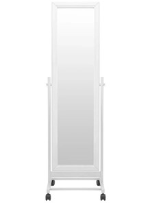 Зеркало напольное в гардероб BeautyStyle 27 (135х42,5см) Белое во Владикавказе - предосмотр 1