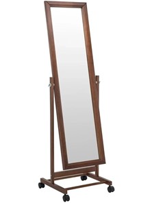 Зеркало напольное в гардероб BeautyStyle 27 (135х42,5см) Средне-коричневый во Владикавказе