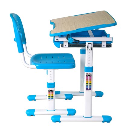 Растущая парта + стул Piccolino Blue во Владикавказе - изображение