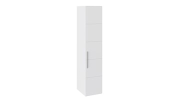 Одностворчатый шкаф Наоми, цвет Белый глянец СМ-208.07.01 во Владикавказе