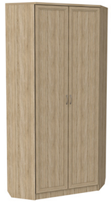 Шкаф 401 угловой со штангой, цвет Дуб Сонома во Владикавказе