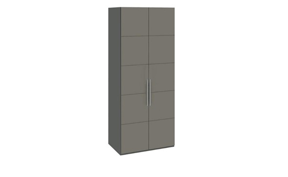 Шкаф Наоми с 2-мя дверями, цвет Фон серый, Джут  СМ-208.07.03 во Владикавказе - изображение