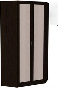 Шкаф распашной 403 несимметричный, цвет Венге во Владикавказе - предосмотр