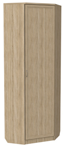 Шкаф 402 угловой со штангой, цвет Дуб Сонома во Владикавказе