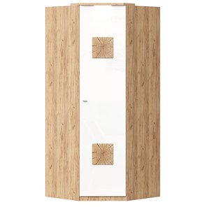 Шкаф угловой 45 с декоративной накладкой Фиджи, 659.248, белый во Владикавказе - предосмотр