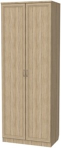 Двухдверный шкаф 101 со штангой,цвет Дуб Сонома во Владикавказе