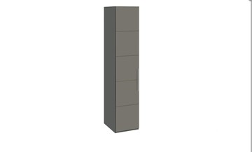 Шкаф одностворчатый Наоми, цвет Фон серый, Джут СМ-208.07.01 во Владикавказе