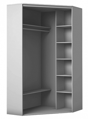 Угловой шкаф 2200х1103х1103, ХИТ У-22-4-11, белая шагрень во Владикавказе - изображение 1