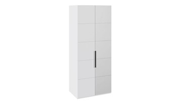 Шкаф Наоми с 1 зеркальной правой дверью, цвет Белый глянец СМ-208.07.04 R во Владикавказе