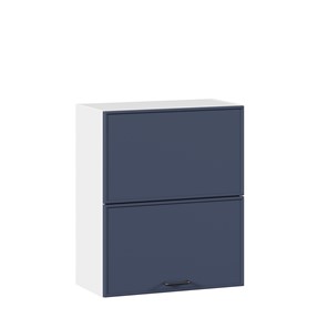 Шкаф горизонтальный на кухню 600 комбинированный Индиго ЛД 298.970.000.125, Белый/Тёмно-синий во Владикавказе