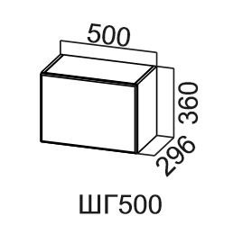 Настенный шкаф Модус, ШГ500/360, цемент светлый во Владикавказе