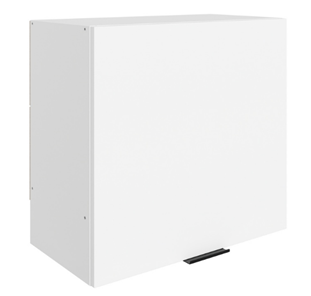 Навесной кухонный шкаф Стоун L600 Н566 (1 дв. гл.) (белый/джелато софттач) во Владикавказе