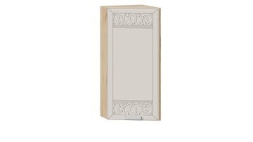 Торцевой шкаф на кухню Долорес 1В3Т (Дуб крафт золотой/Крем) во Владикавказе