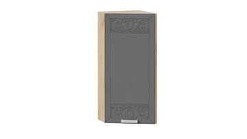 Торцевой шкаф на кухню Долорес 1В3Т (Дуб крафт золотой/Титан) во Владикавказе