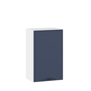 Настенный шкаф 450 Индиго ЛД 298.330.000.103, Белый/Тёмно-синий во Владикавказе