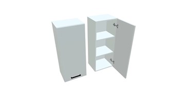 Кухонный шкаф В9 45, Белое гладкое Ламарти/Белый во Владикавказе