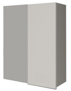 Настенный шкаф ВУП 960 Белое гладкое Ламарти/Антрацит во Владикавказе