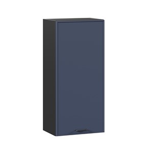 Навесной кухонный шкаф высокий 450 Индиго ЛД 298.430.000.153, Чёрный/Тёмно-синий во Владикавказе